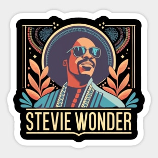 Stevie “The Genius” Wonder Sticker